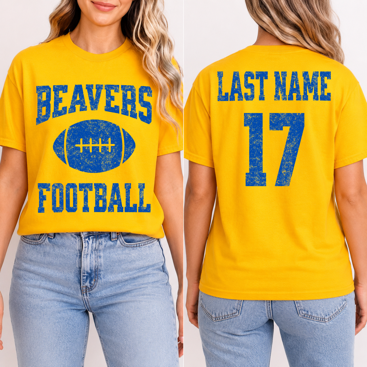 Wilton Beavers Football Tees