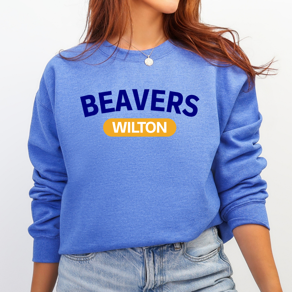 Wilton Beavers Classic Arch Crewneck