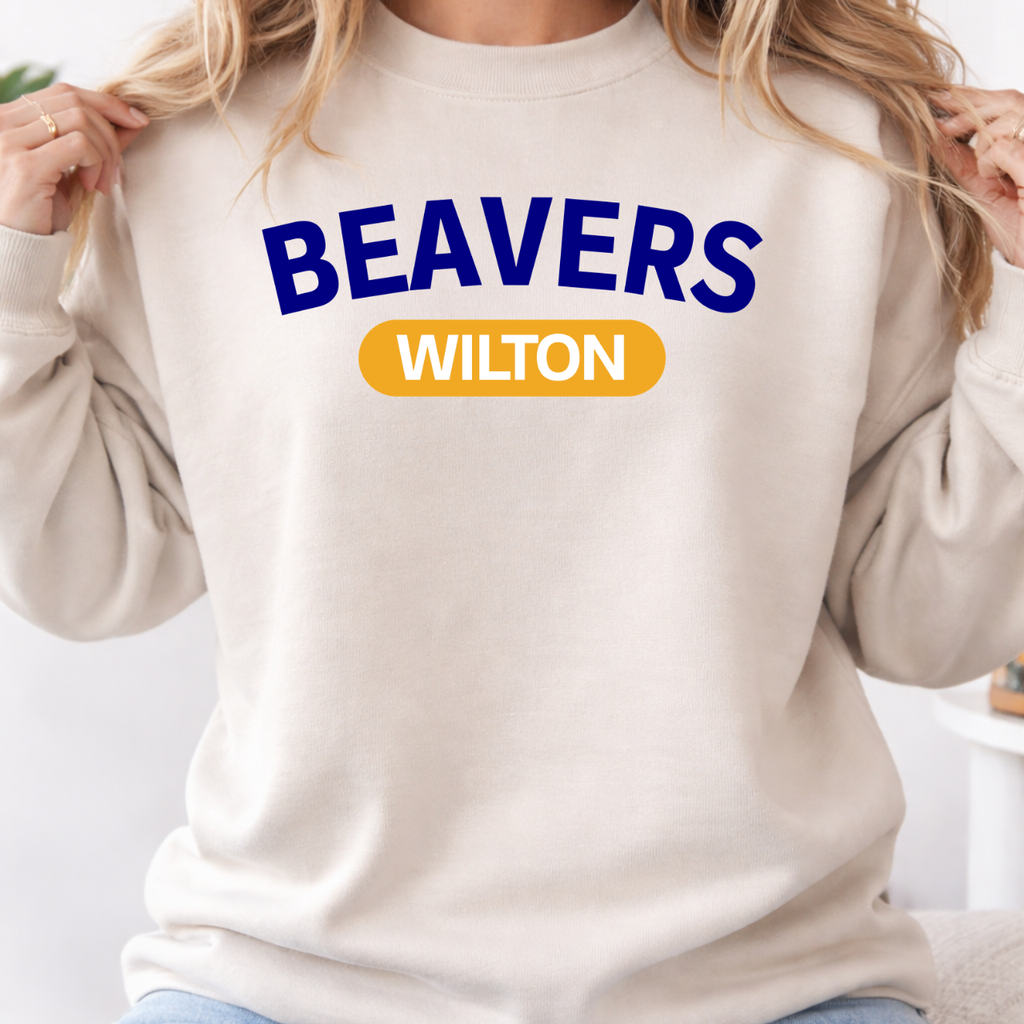 Wilton Beavers Classic Arch Crewneck