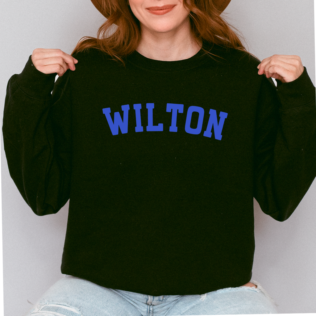 Wilton Blue Classic Arch Crewneck