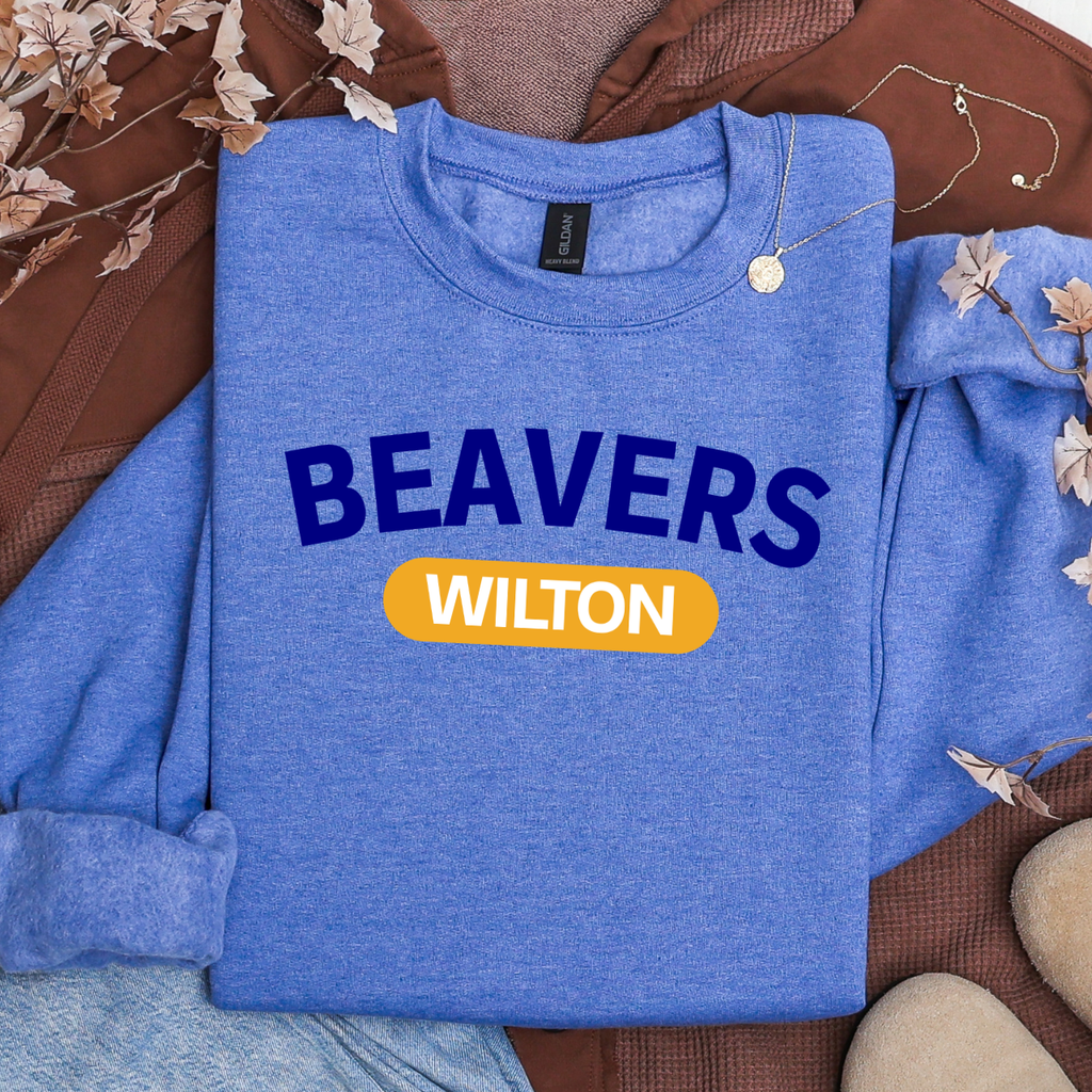 Wilton Beavers Classic Arch Crewneck