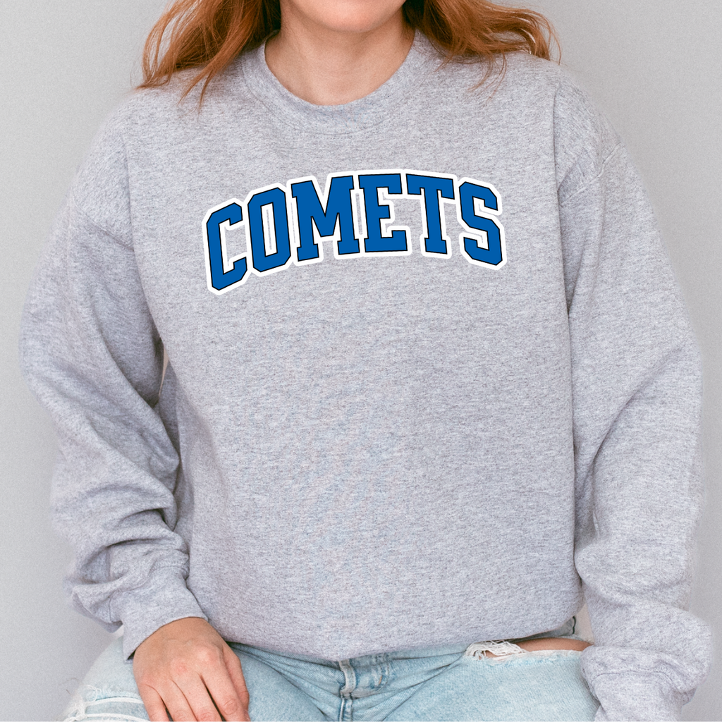 West Liberty Comets Classic Arch Crewneck