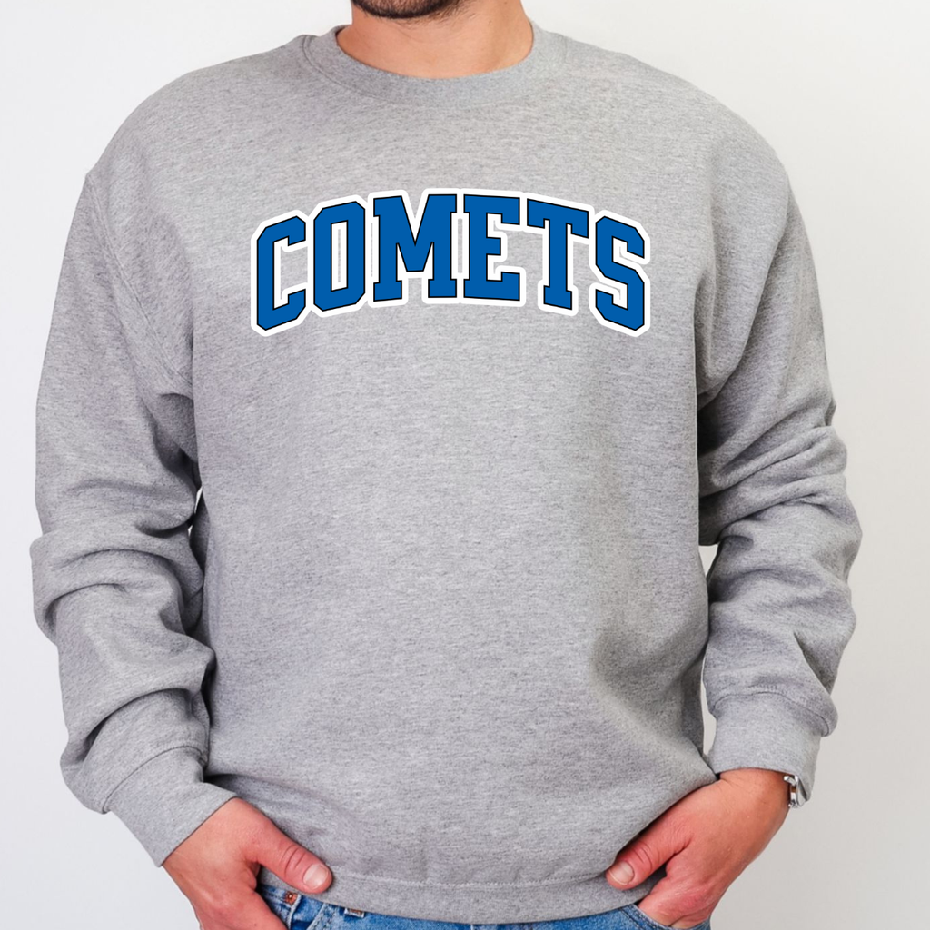 West Liberty Comets Classic Arch Crewneck