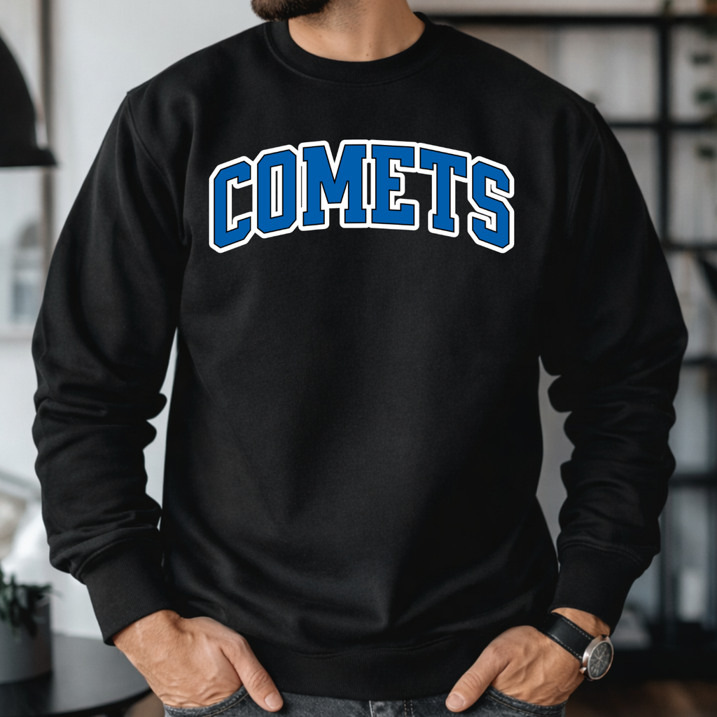 West Liberty Comets Classic Arch Crewneck