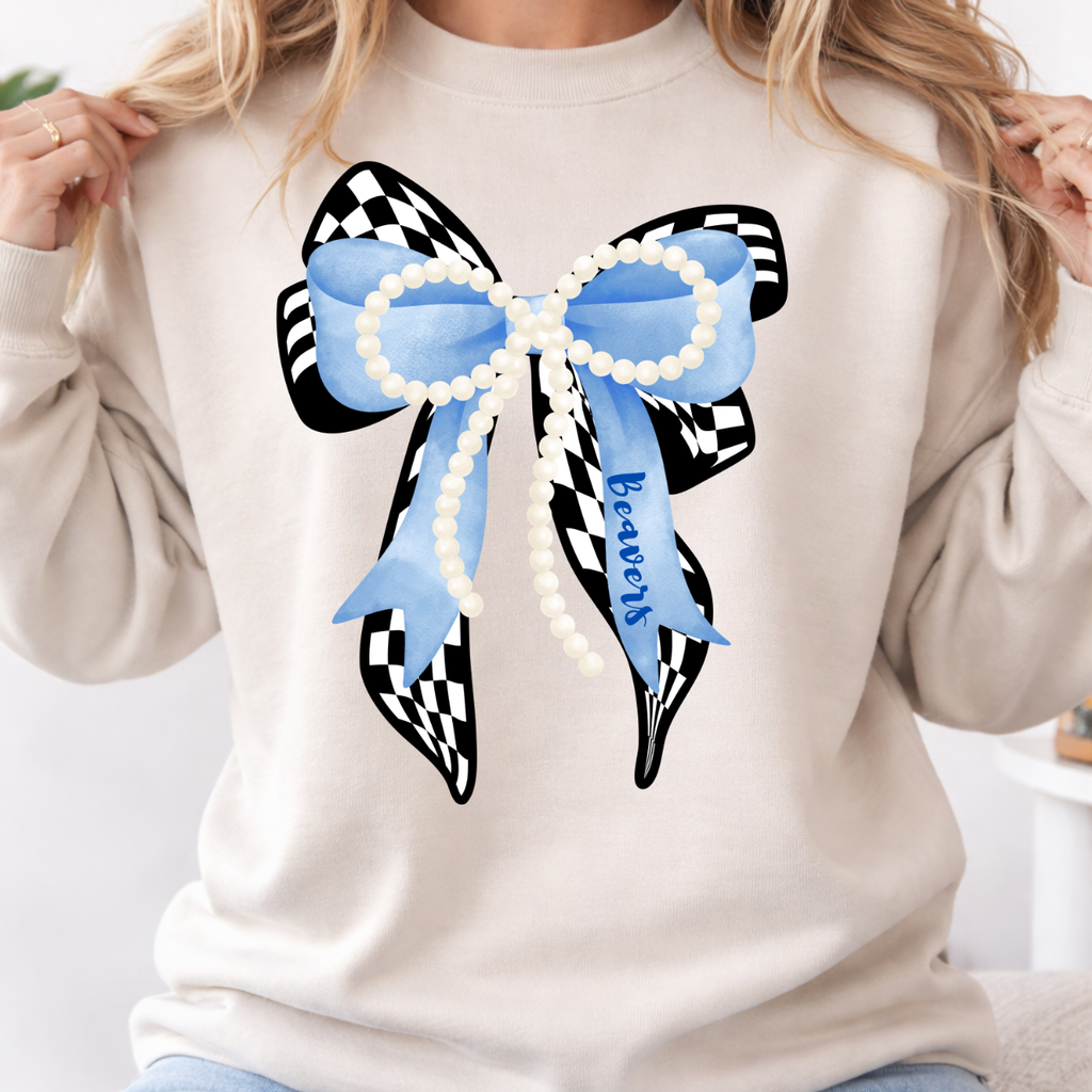 Wilton Beavers Pearl Bow Crew