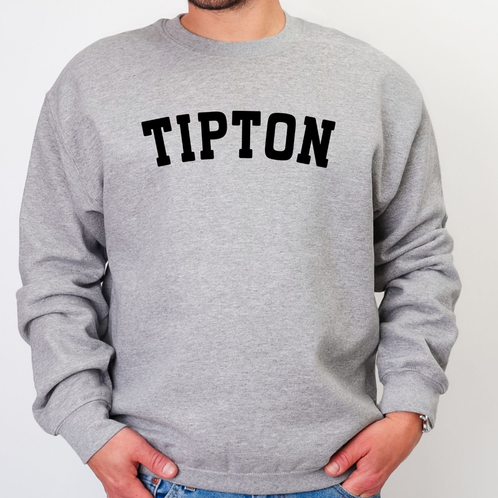 Tipton Classic Black Arch Crewneck