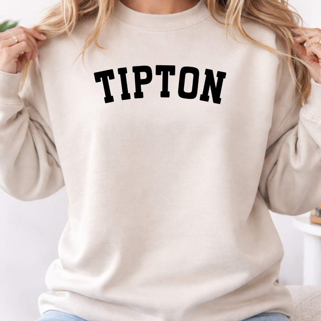 Tipton Classic Black Arch Crewneck