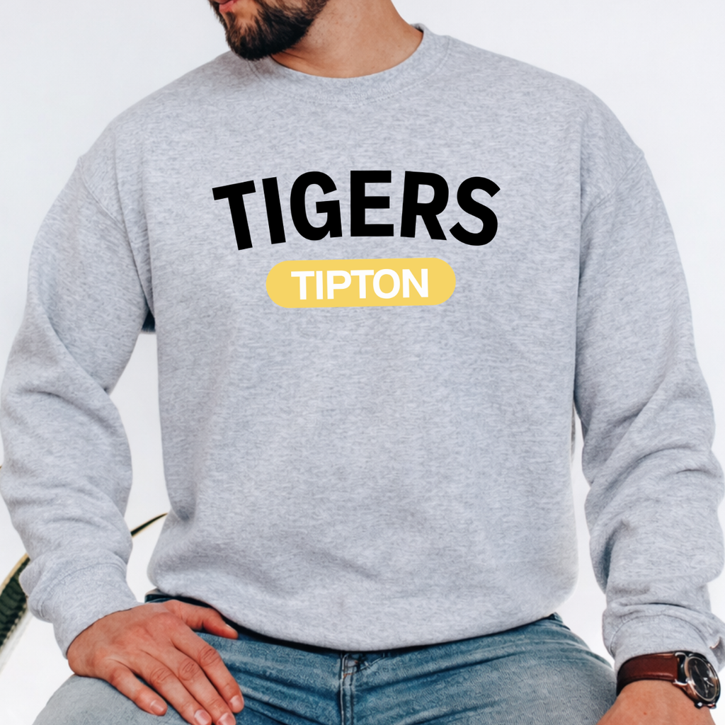 Tipton Tigers Modern Crewneck
