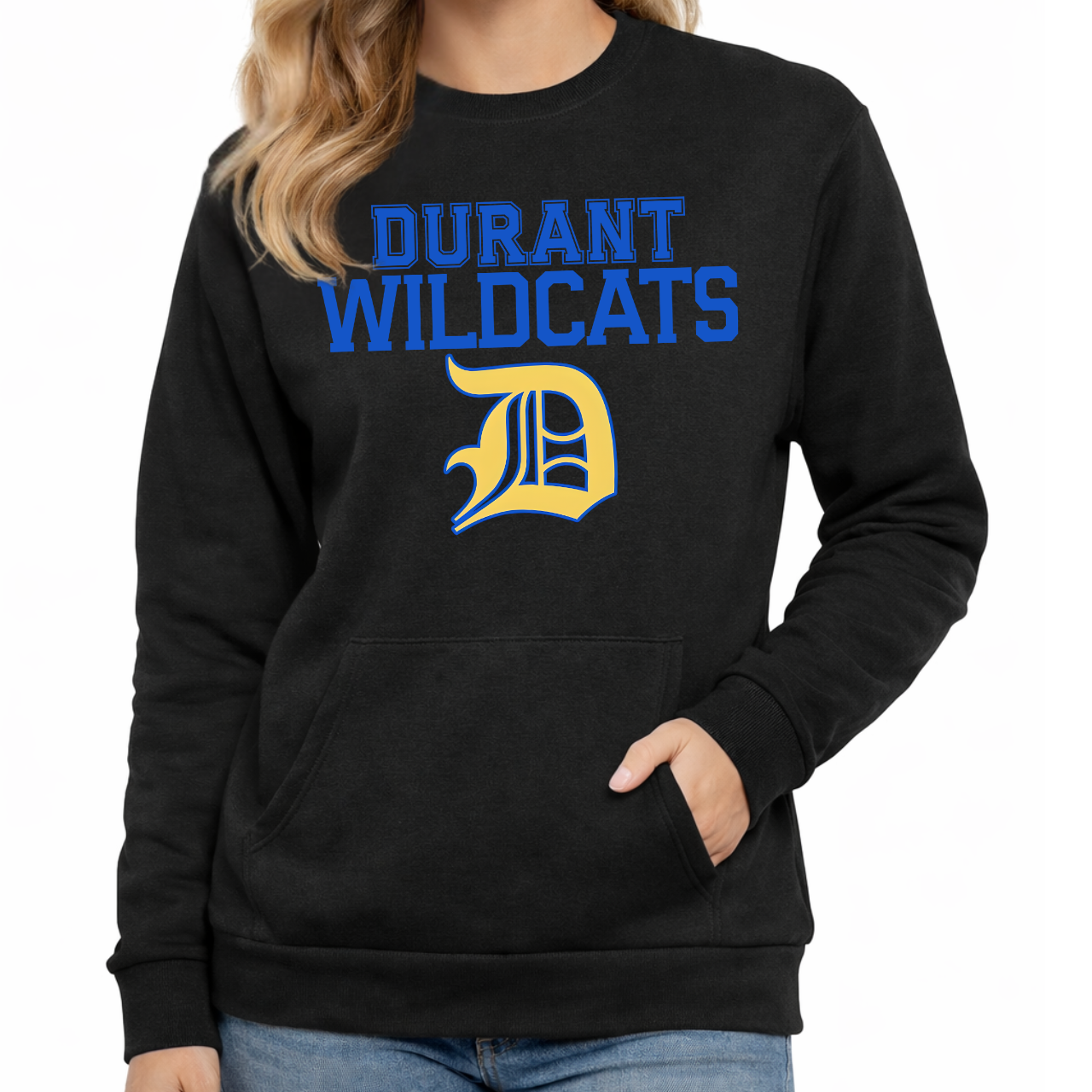 Durant Wildcats Heritage D Pocket Crew