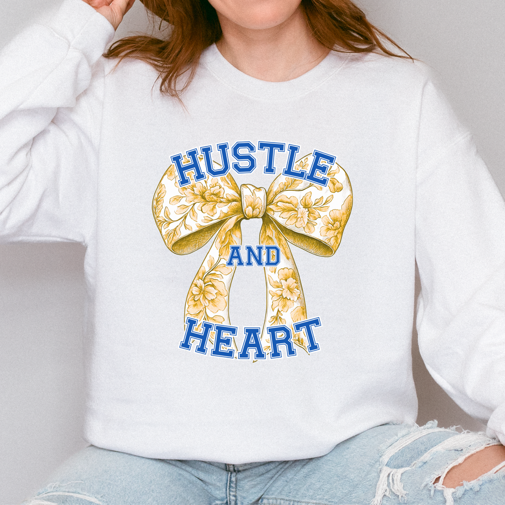Wilton Beavers Hustle and Heart Crewneck