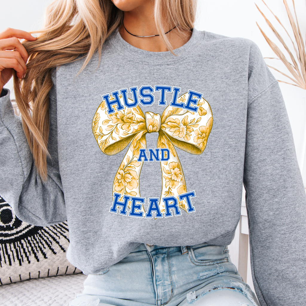 Wilton Beavers Hustle and Heart Crewneck