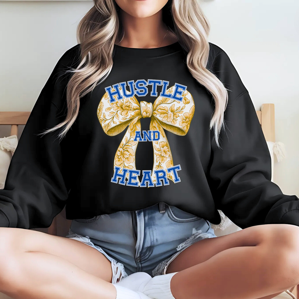 Wilton Beavers Hustle and Heart Crewneck