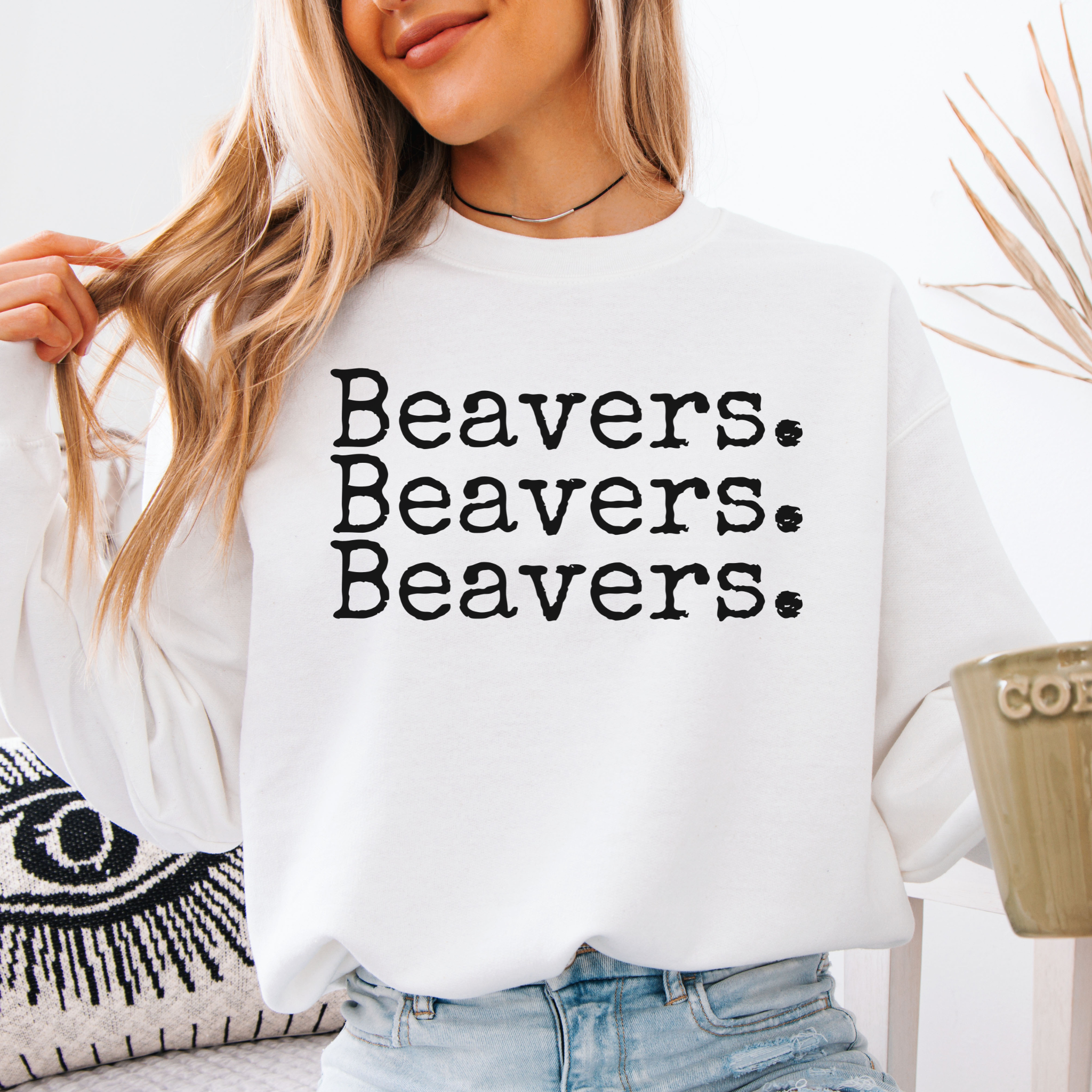 Beavers Triple Stacked Crewneck