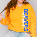 Wilton Beavers Volleyball Side Print Crewneck