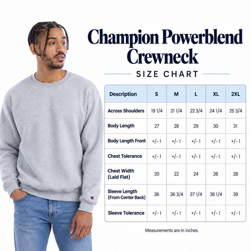 Wilton Dance Collegiate Champion Powerblend Crewneck