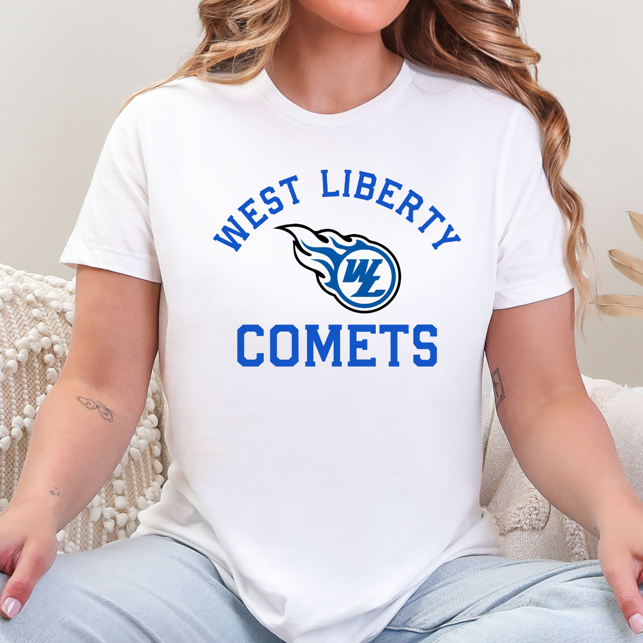 West Liberty Comets Classic Arch Tee