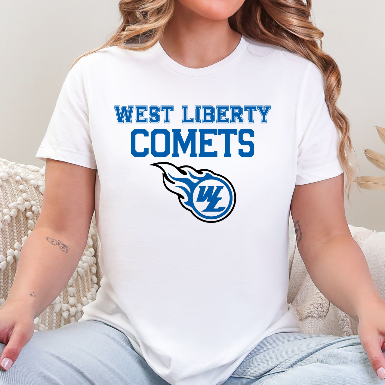 West Liberty Comets Classic Logo Tee