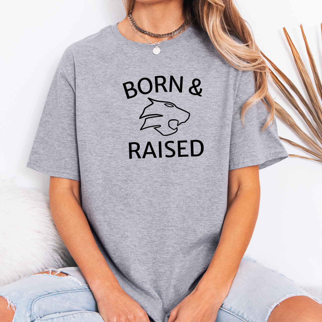 Born & Raised Wildcats Tee