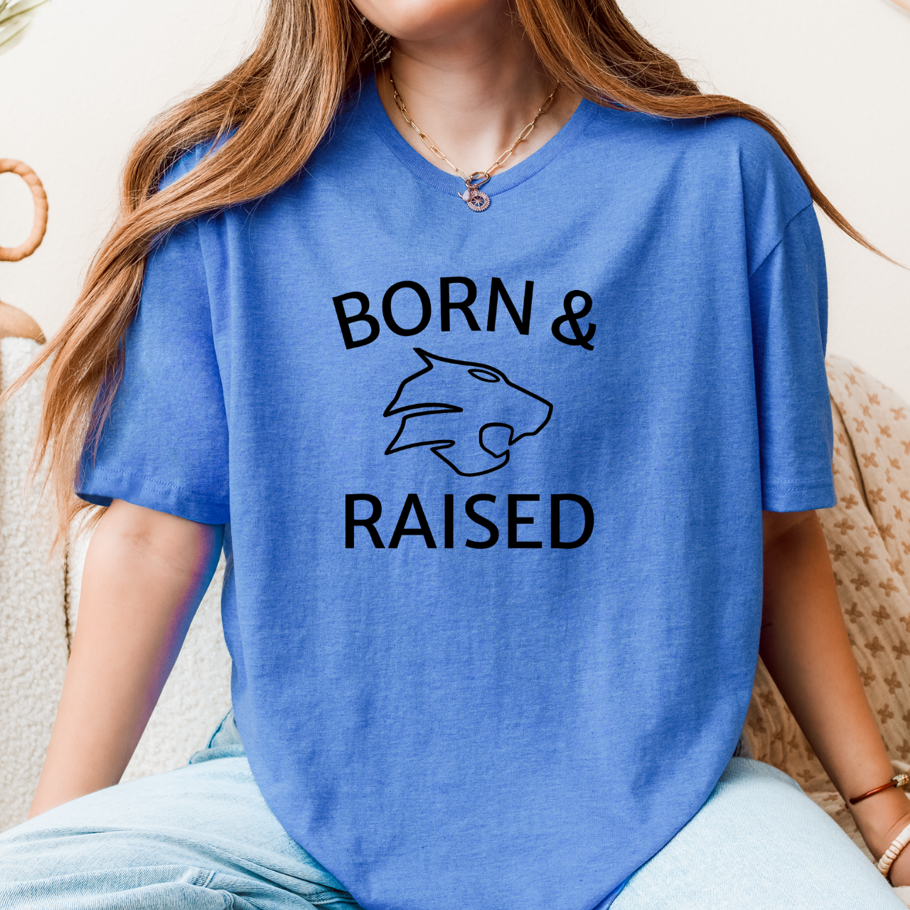Born & Raised Wildcats Tee