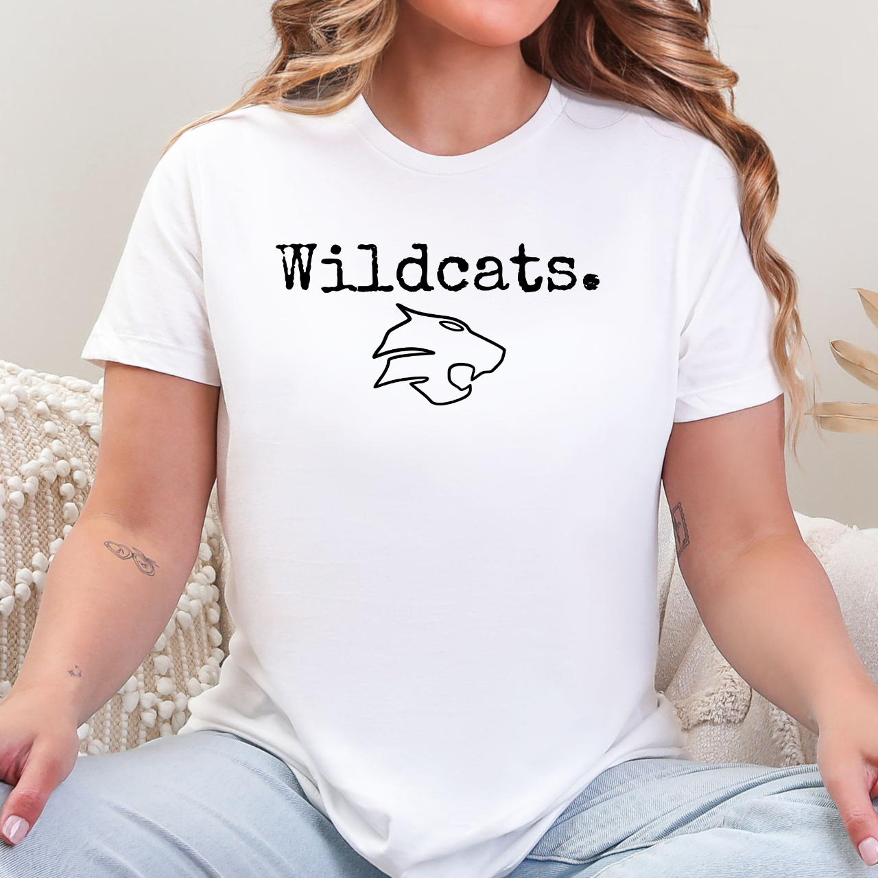 Wildcats Minimal Mascot Tee