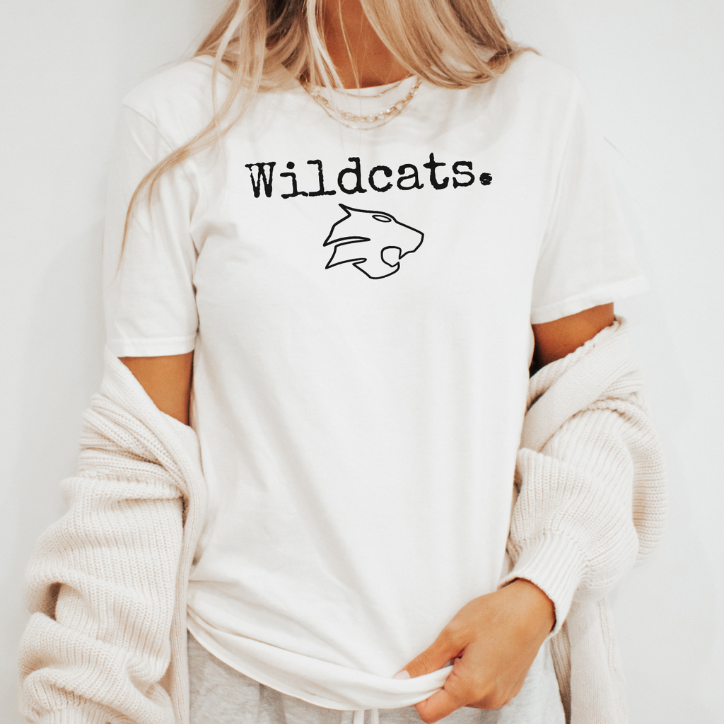 Wildcats Minimal Mascot Tee