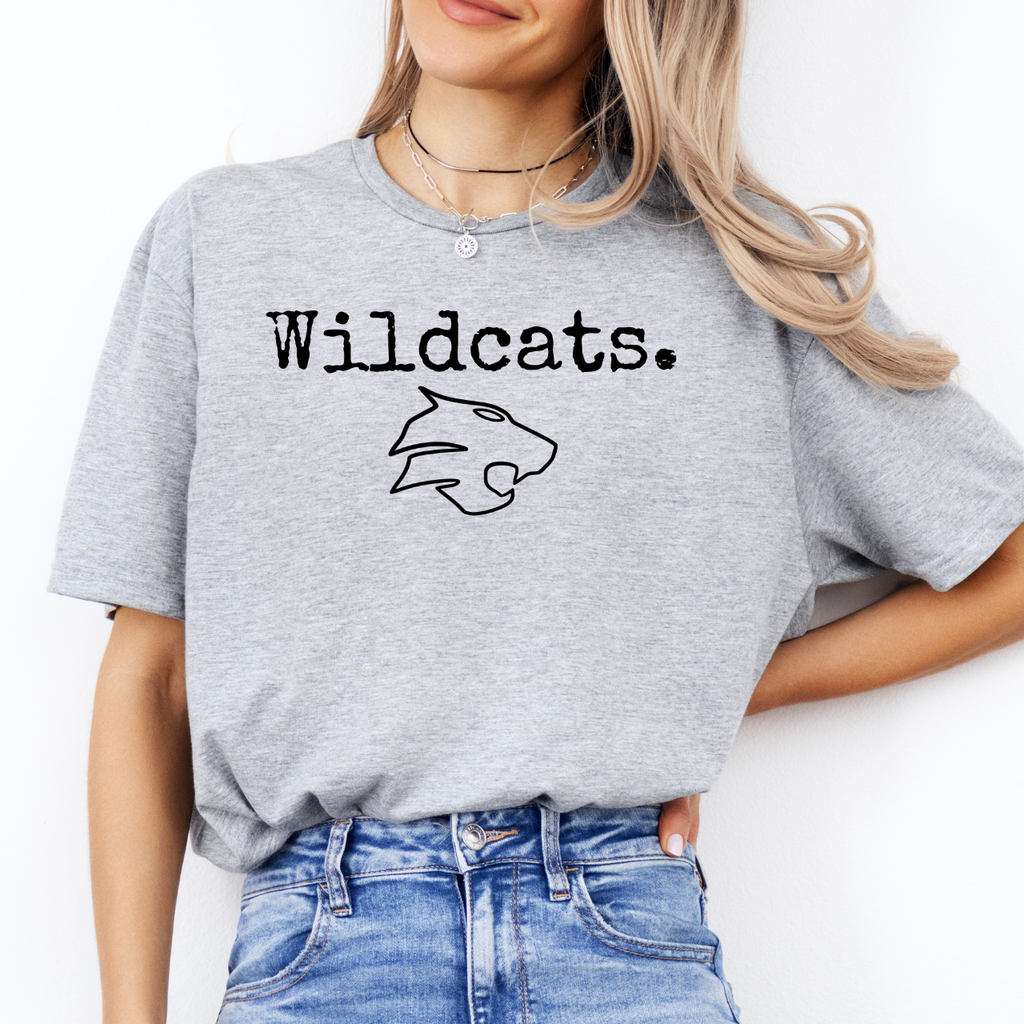 Wildcats Minimal Mascot Tee