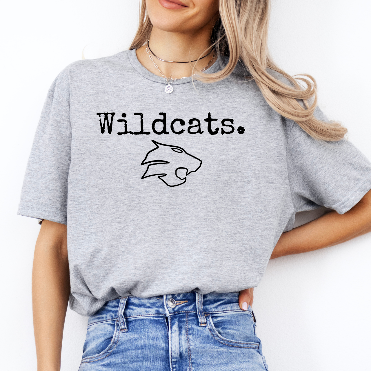 Wildcats Minimal Mascot Tee