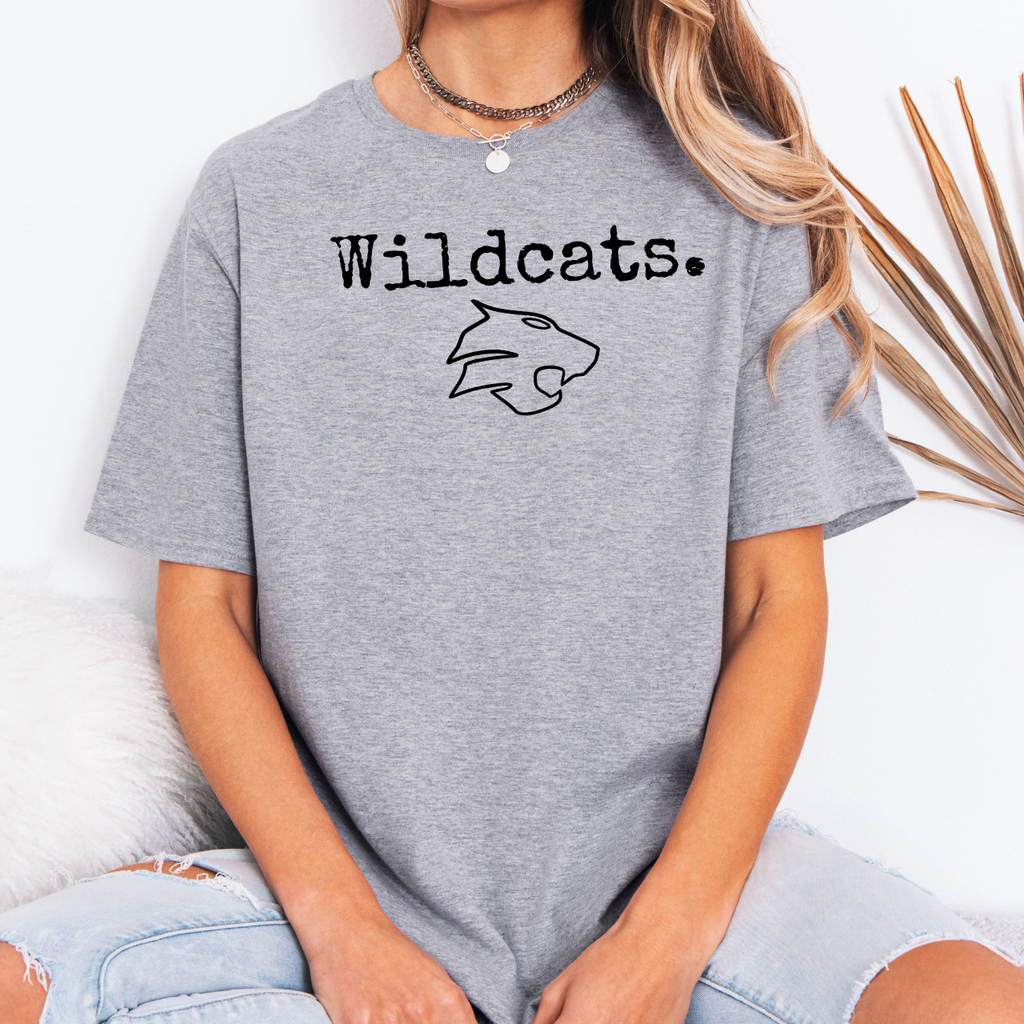 Wildcats Minimal Mascot Tee