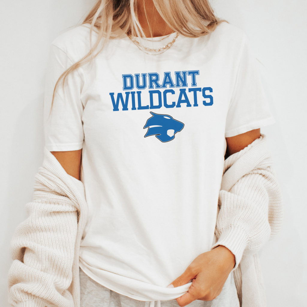 Durant Wildcats Classic Mascot Tee