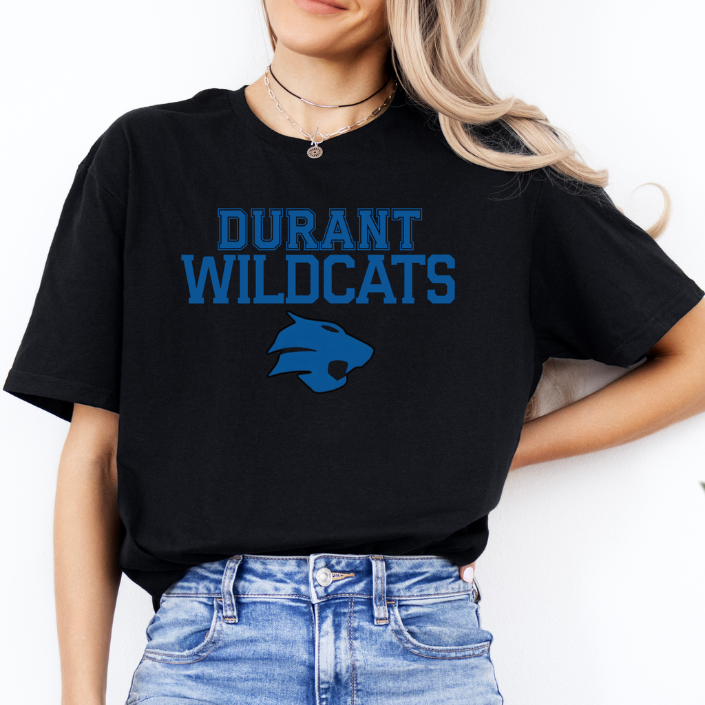 Durant Wildcats Classic Mascot Tee