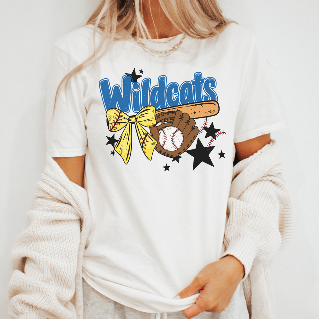 Durant Wildcats Softball Baseball Tee