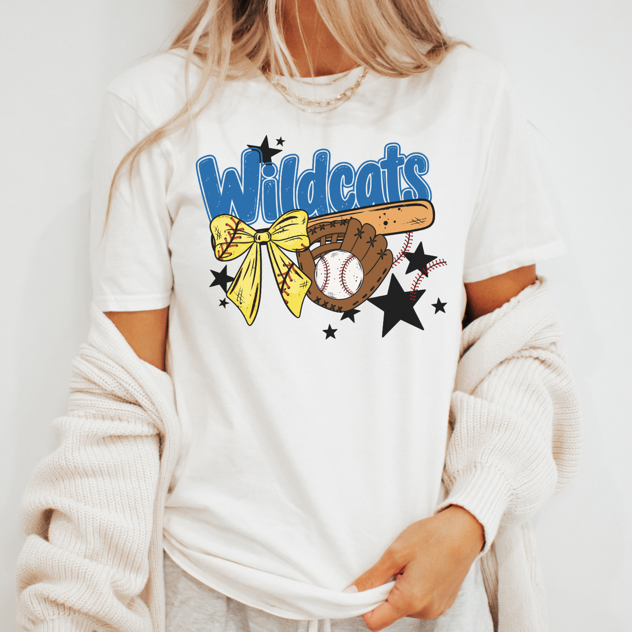 Durant Wildcats Softball Baseball Tee