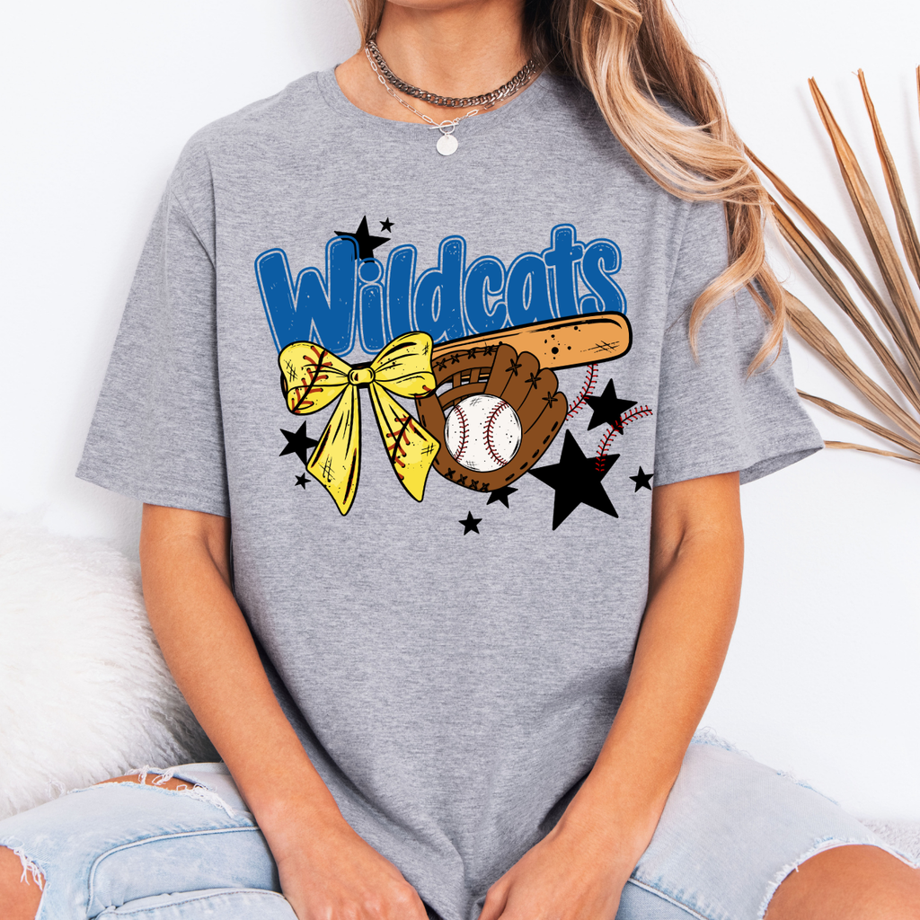 Durant Wildcats Softball Baseball Tee