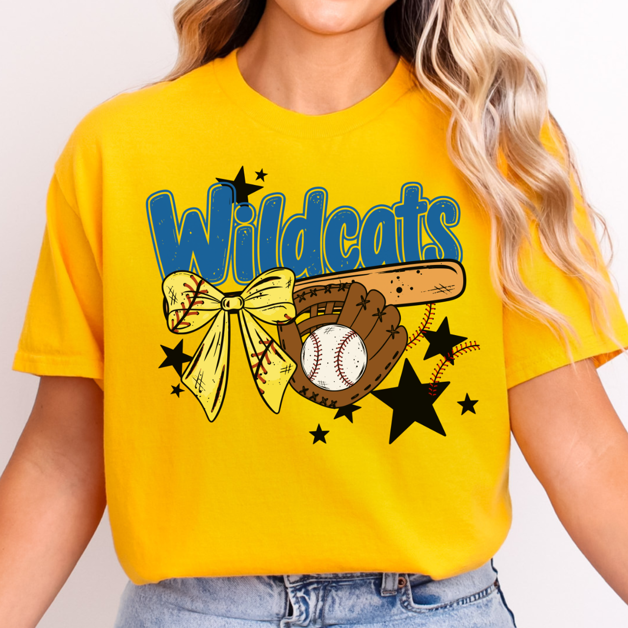 Durant Wildcats Softball Baseball Tee