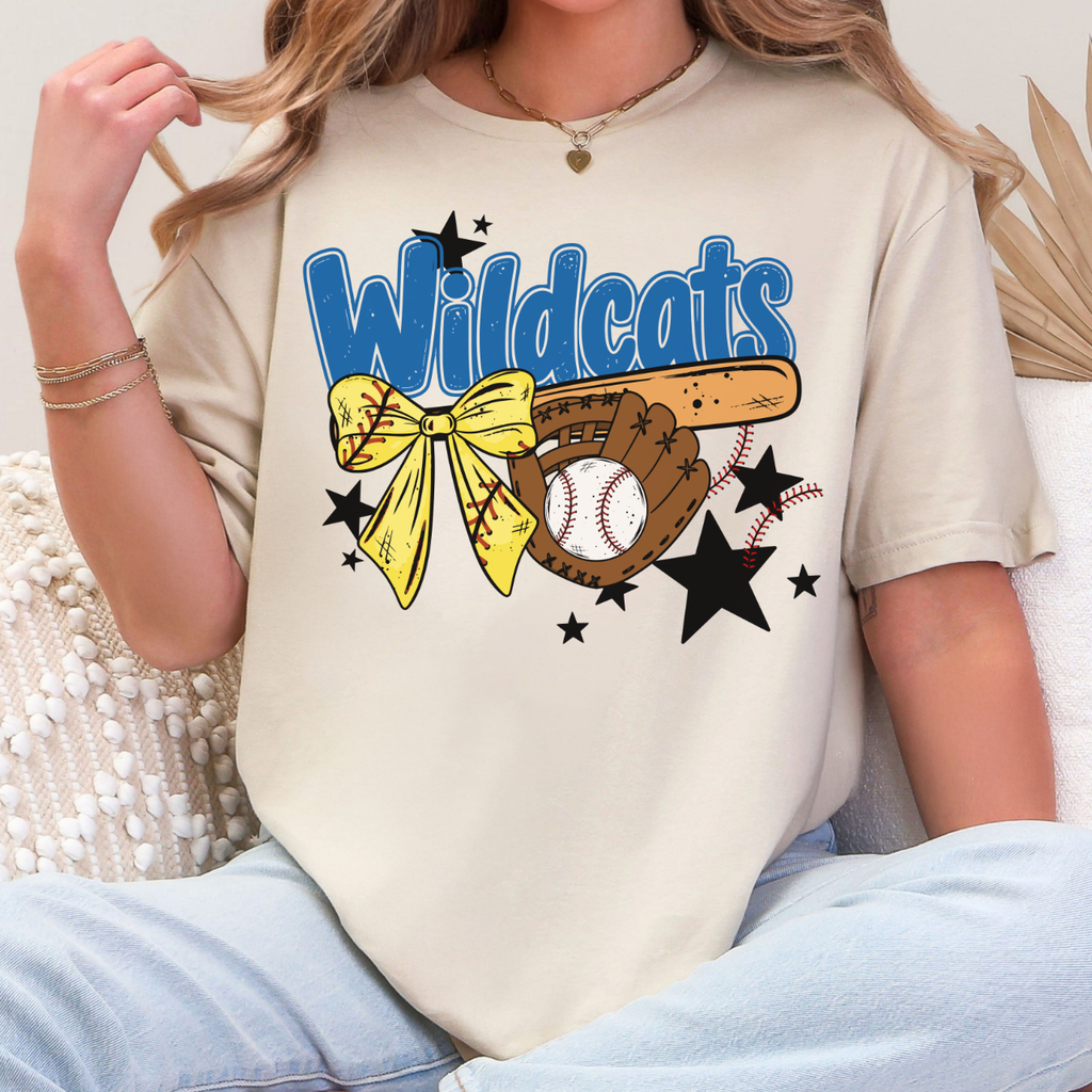 Durant Wildcats Softball Baseball Tee