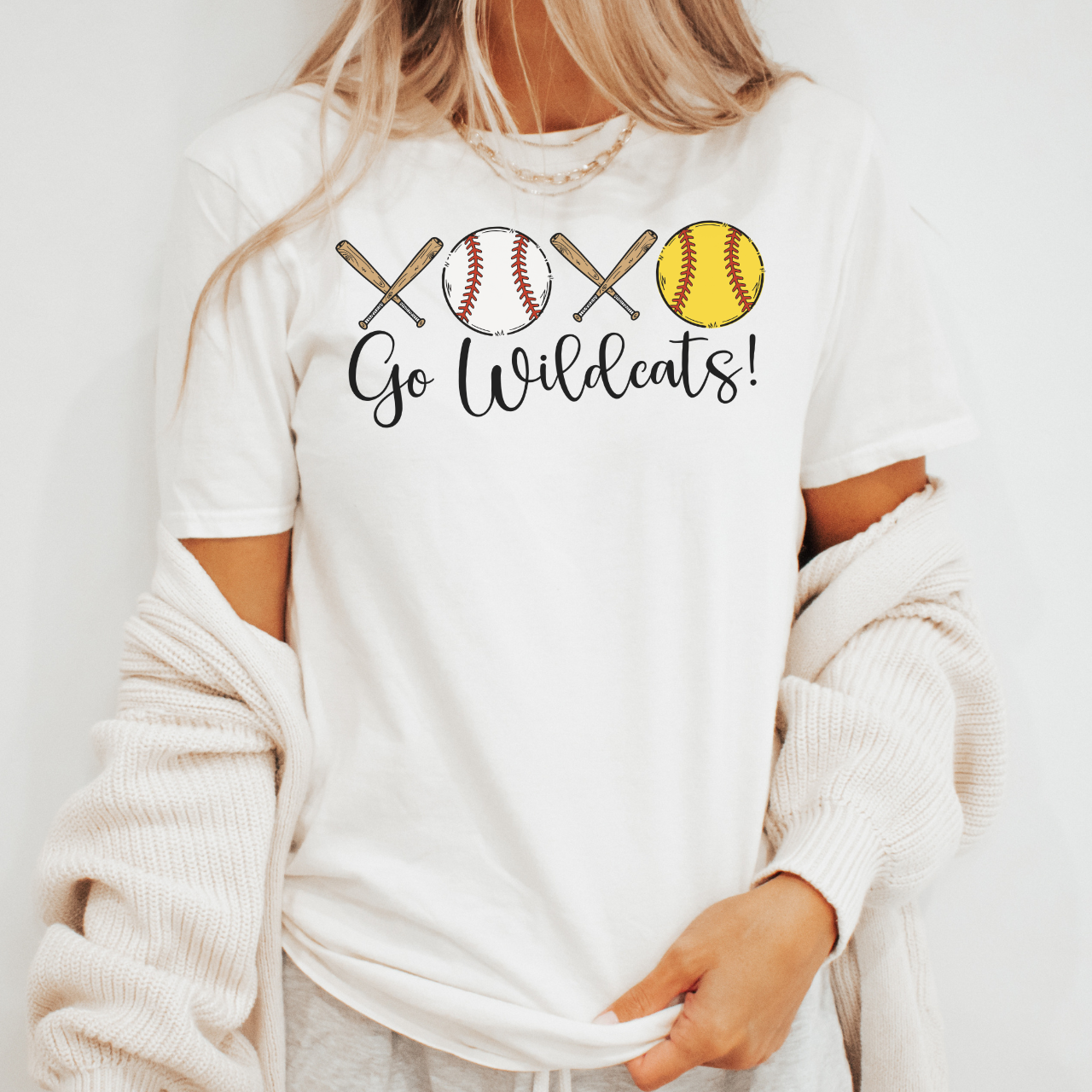 Durant Wildcats Softball Baseball Tee