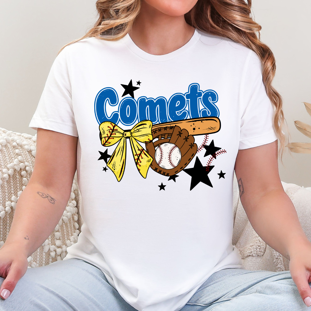 West Liberty Comets Softball Tee