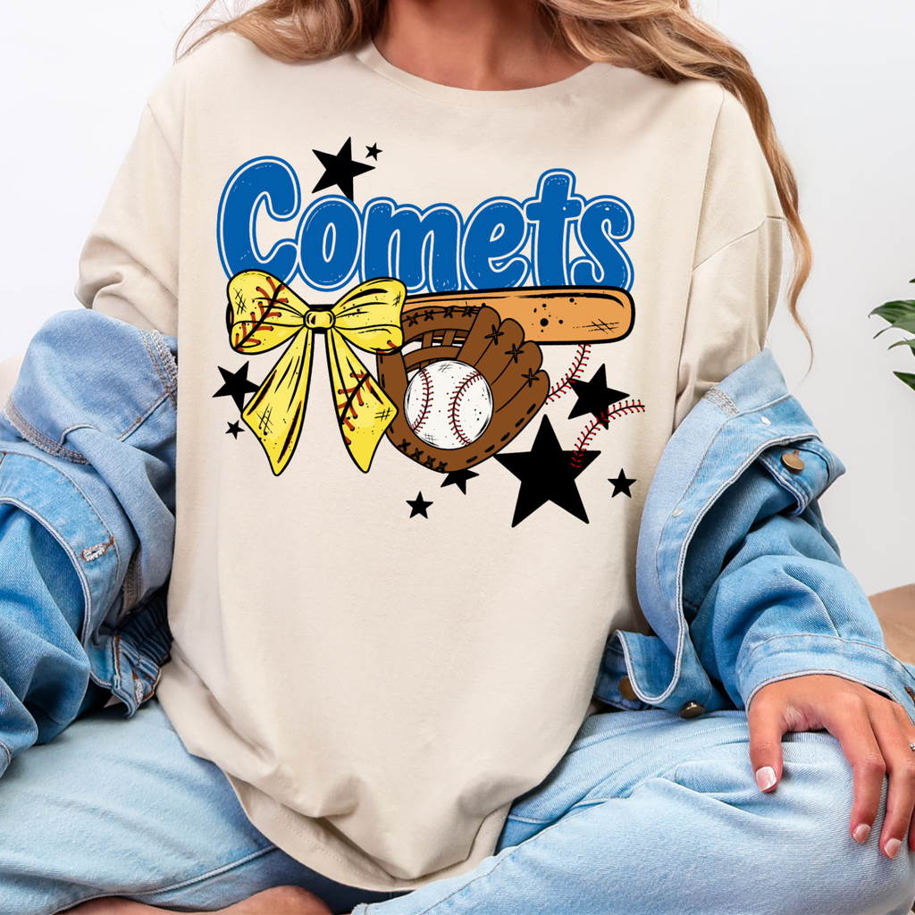 West Liberty Comets Softball Tee