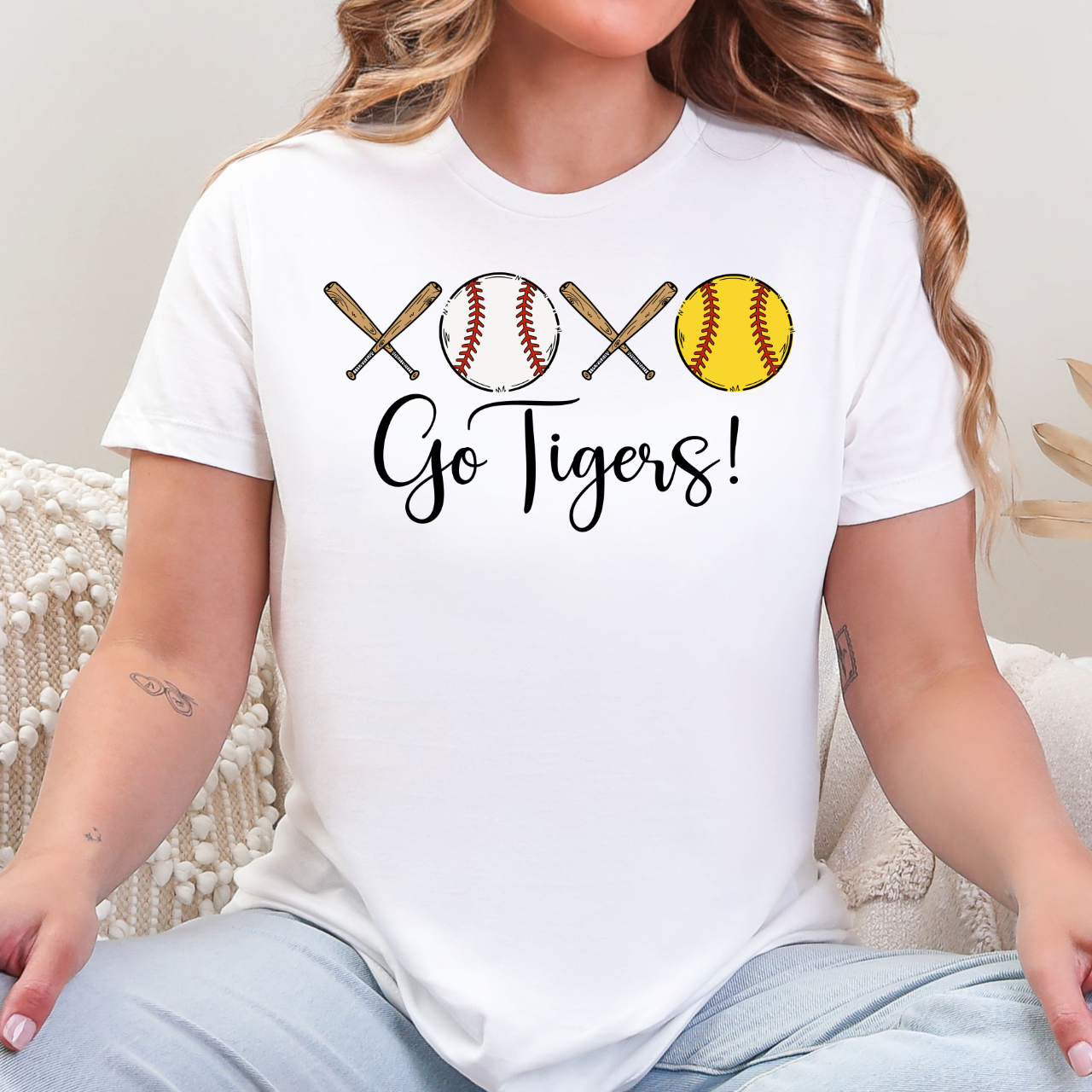 Tipton Tigers Baseball Softball Tee