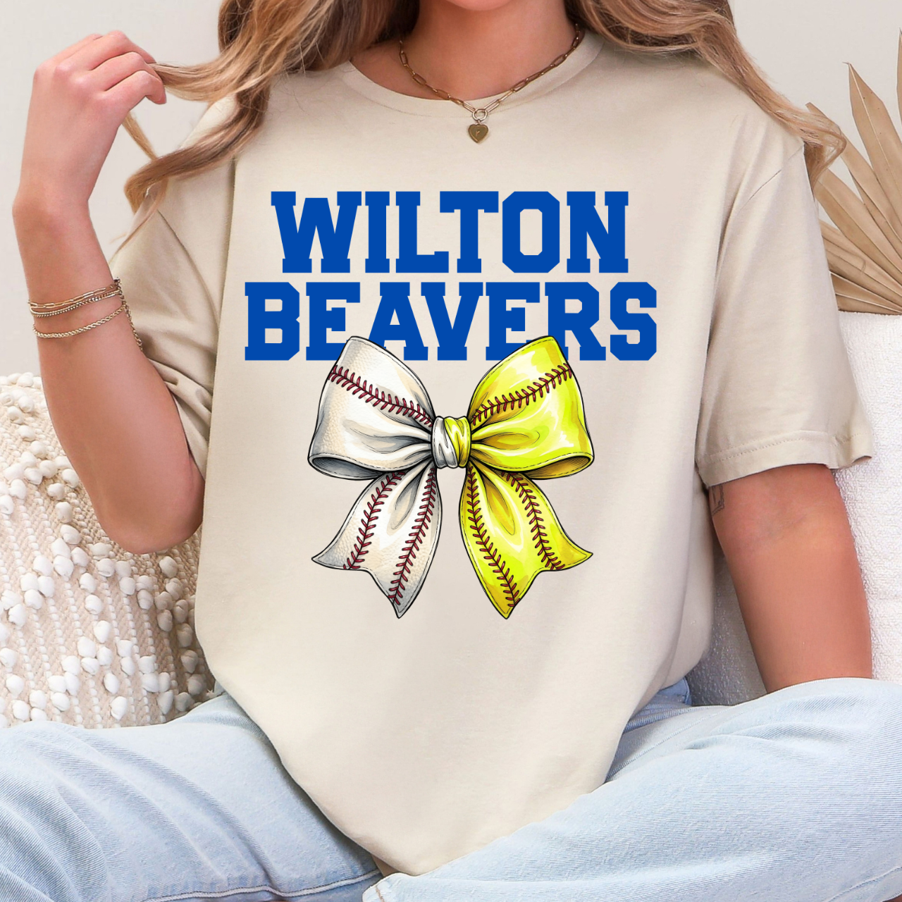 Wilton Beavers Baseball Softball Tee