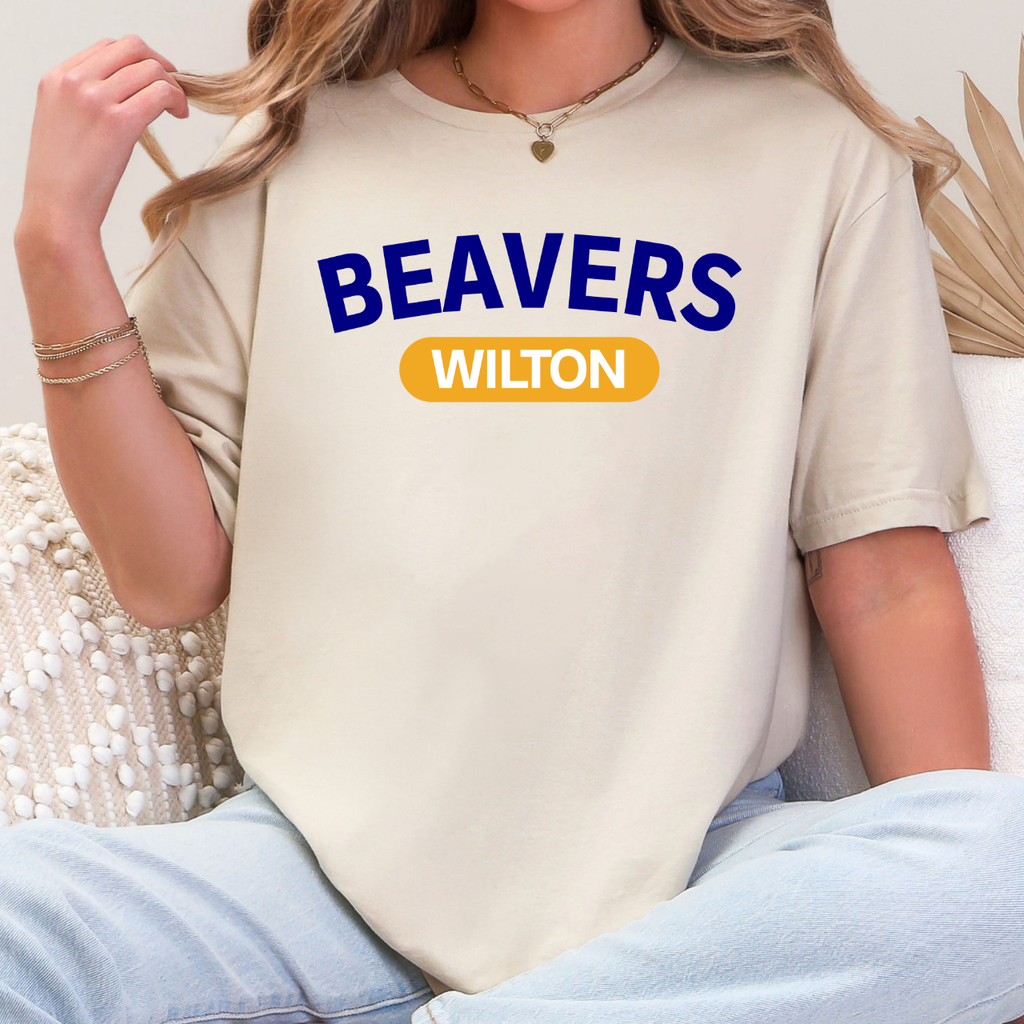 Wilton Beavers Adult Classic Arch Tee