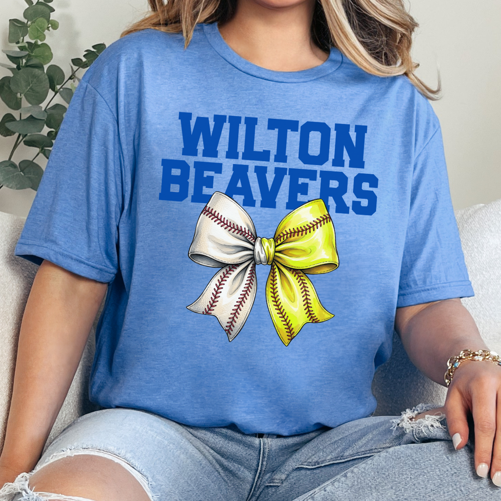 Wilton Beavers Baseball Softball Tee