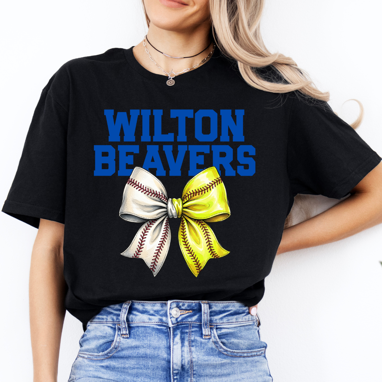 Wilton Beavers Baseball Softball Tee
