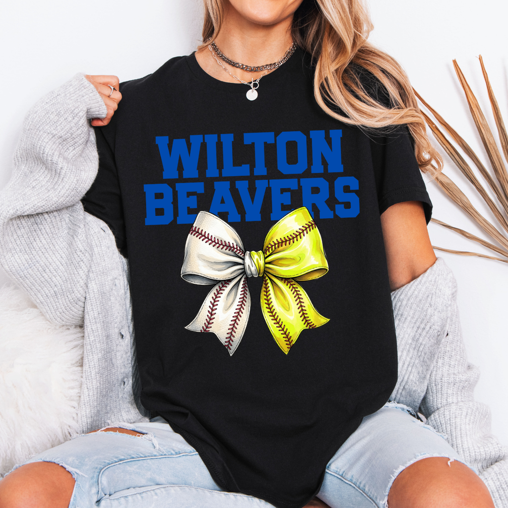 Wilton Beavers Baseball Softball Tee