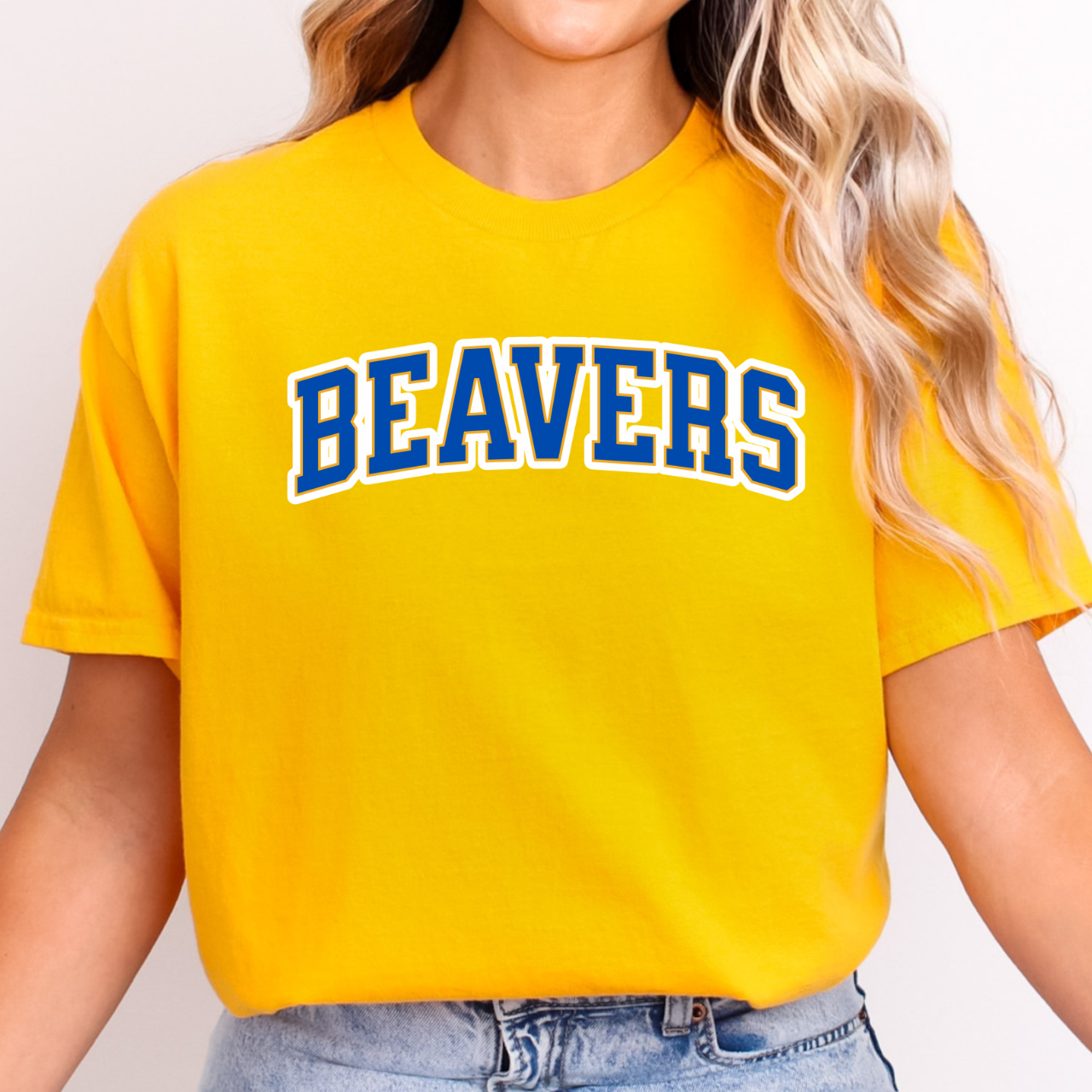 Wilton Beavers Varsity Arch Adult Tee