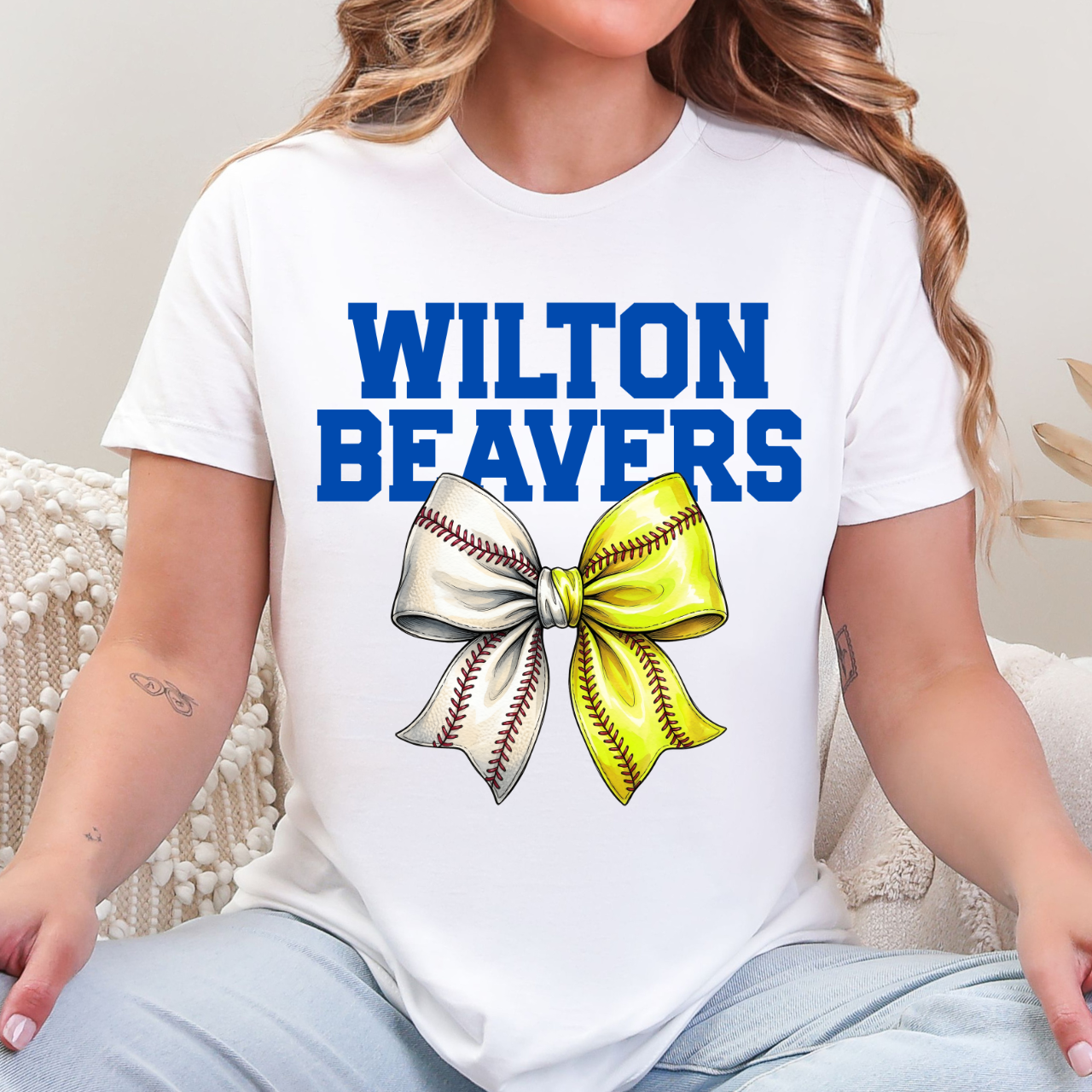 Wilton Beavers Baseball Softball Tee