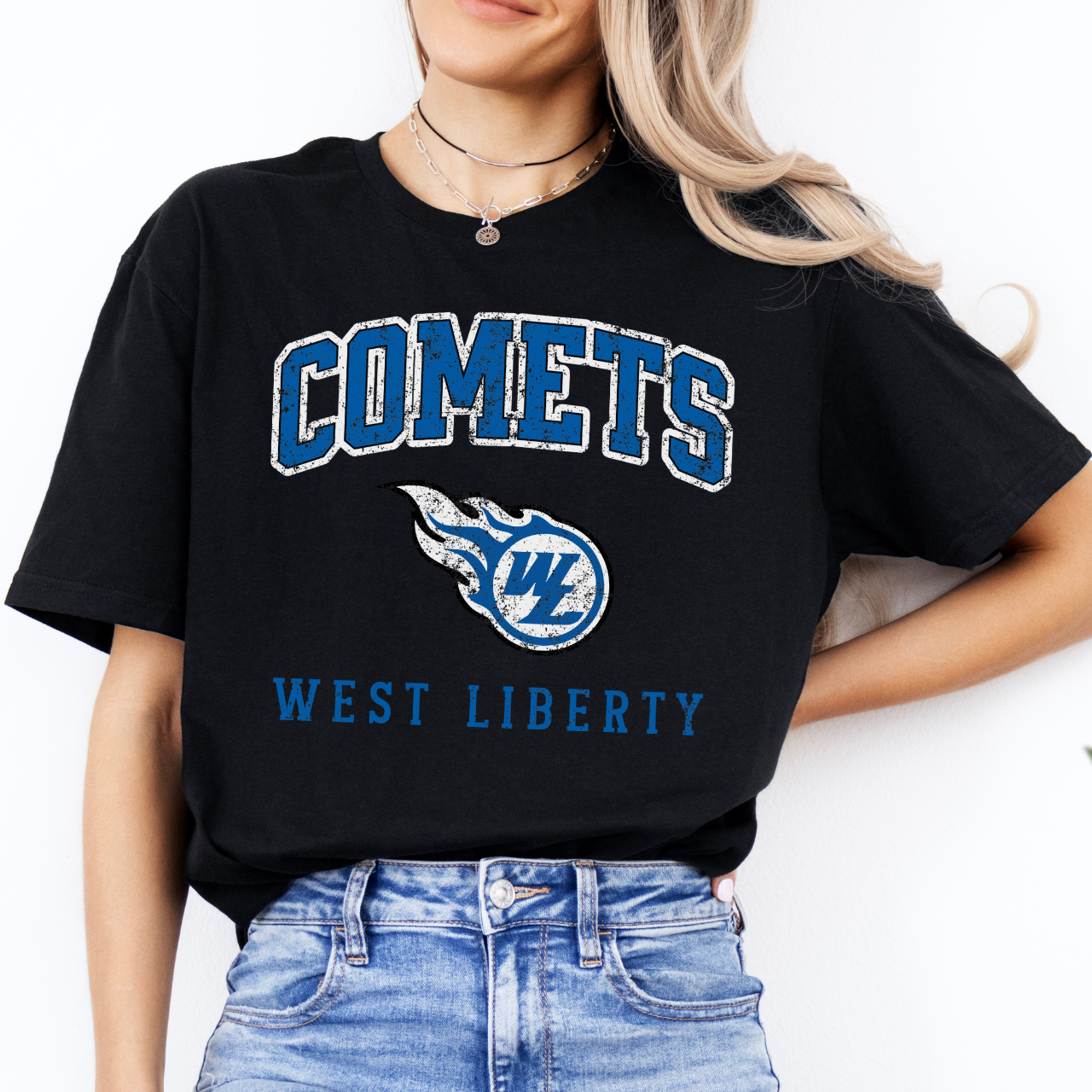 West Liberty Comets Classic Mascot Tee