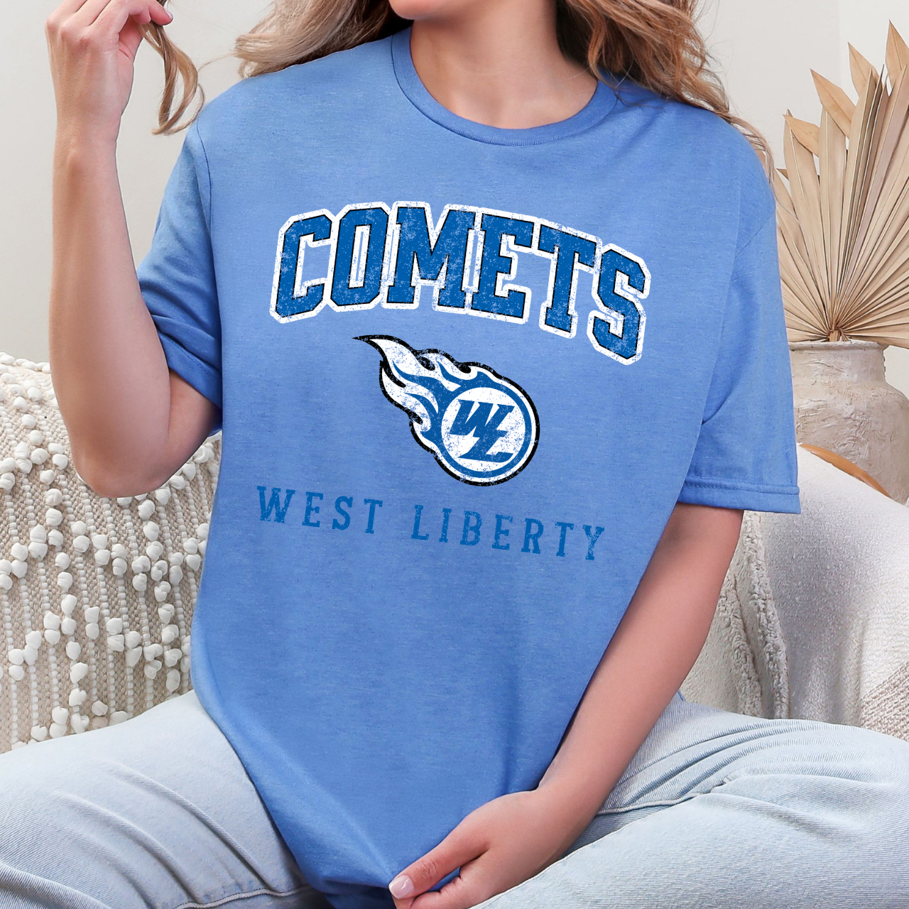 West Liberty Comets Classic Mascot Tee