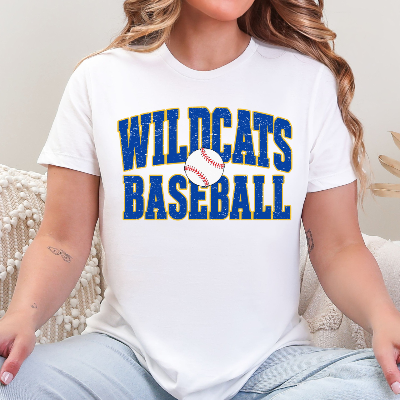Durant Wildcats Baseball Tee