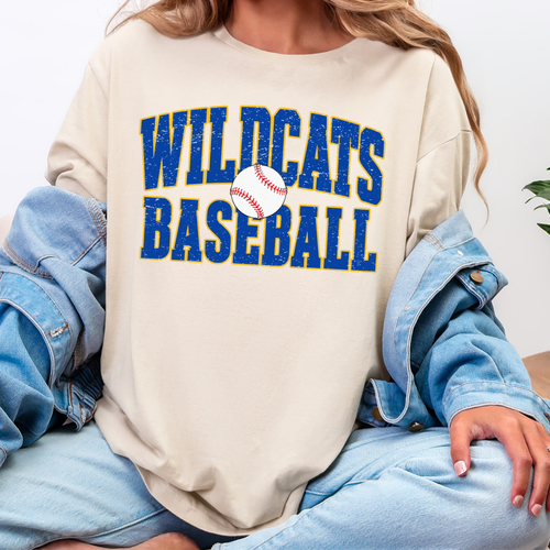 Durant Wildcats Baseball Tee